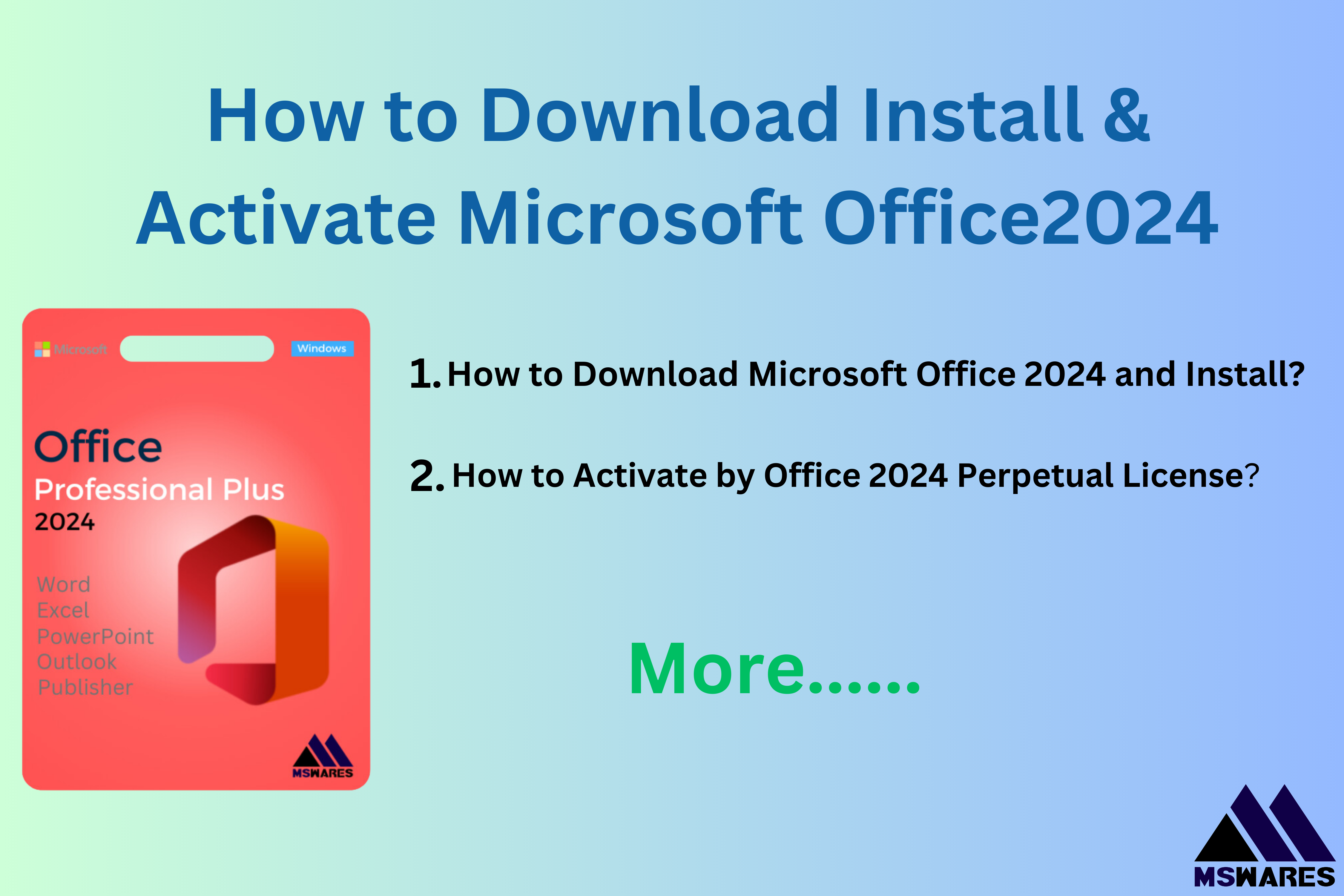 Activate Microsoft Office2024