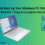 Back Up Your Windows PC